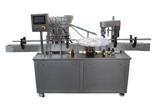 MIC-LL45 Small Glass Bottle Liquid Filling Capping Machine 