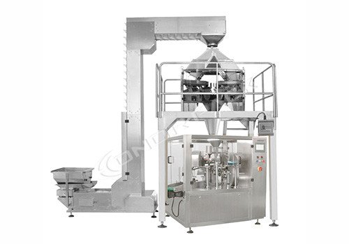 Rotary Fill and Seal with Linear Scales for Granules 