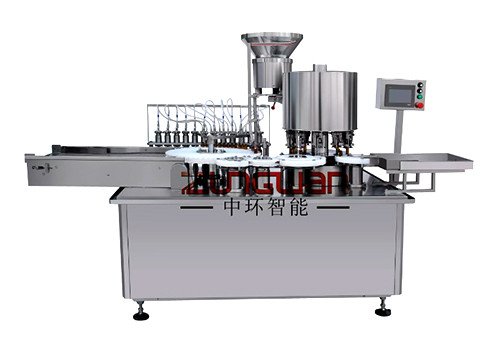 ZHBG-120 Antibiotic Glass Bottle Filling Stoppering and Capping Machine