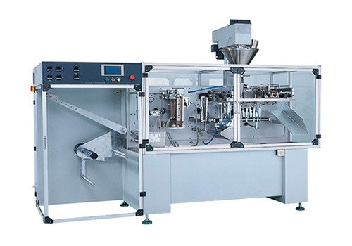 Горизонтальная полностью автоматическая упаковочная машина DC-228-180 с трех- и четырехсторонней запайкой