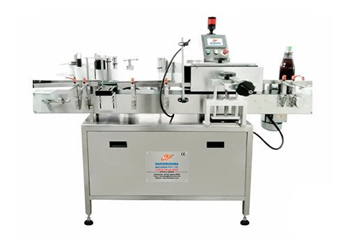 HMPL-SSVL-RF Automatic Sticker Labelling Machine for Round and Flat Bottles