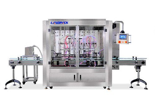LFH-HX-8 Automatic Volumetric 8 Nozzle Bottle Inline Liquid Filling Machine