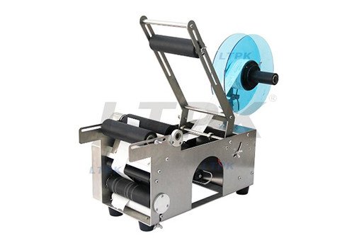 LTPK LT-50S Semi-Automatic Round Bottle Labeling Machine