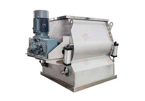 Chemical Double Shaft Paddle Powder Mixer 