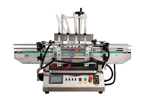 HZPK TFM-120Y Automatic Tabletop 4 Heads Liquid Filling Machine