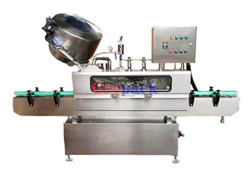 ASC-200 High Speed Twist Cap Capping Machine /Steam Vacuum Capping Machine