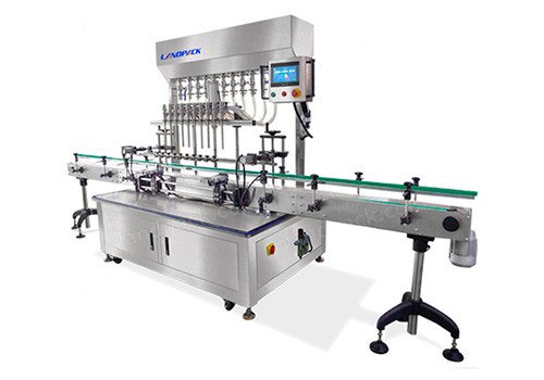 LFZ-10 Fully Automatic 10 Heads Bottle Jar Liquid Filling Machine