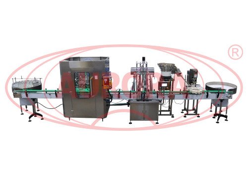 Линия ополаскивания, розлива и укупорки Мастер-Фуд для сиропов