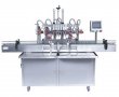 Straight Line 6-head Automatic Liquid Filling Machine with Conveyor PLC Control 