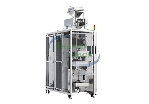 Дуплексная фасовочная машина в стик пакеты на сервоприводе ALFV-01D 