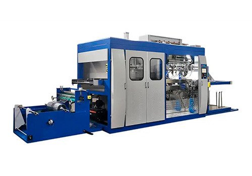 PLC Automatic PVC Plastic Vacuum Forming Machine HEY05