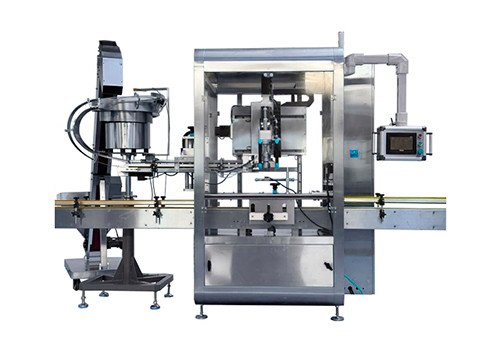 Автоматическая машина для затягивания крышек рычажного типа