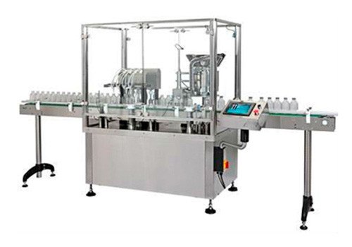 Машина для розлива и укупоривания флаконов резиновыми пробками MULTIPACK-60