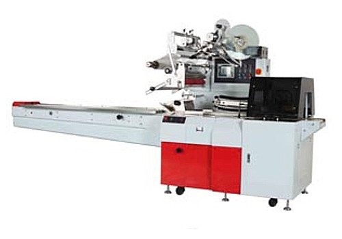 Горизонтальная оберточная упаковочная машина для твердой продукции