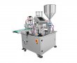 Automatic Viscous Liquid Sauce Butter Yogurt Plastic Cup Filling and Sealing Machine