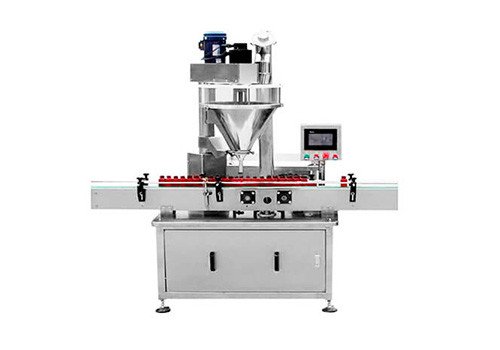 Automatic Small Bottle Powder Filling Capping Processing Line