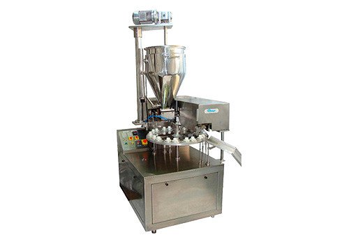 Semi Two Head Tube Filling & Sealing Machine 