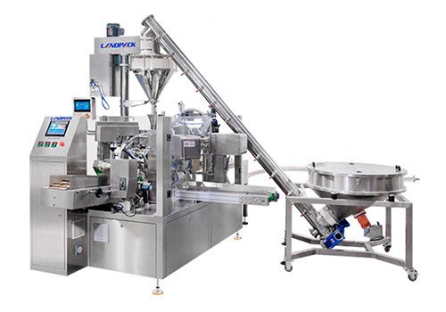 LD 8200D/ 8300D Fully Auto Standup Pouch Powder Doypack Filling Packing Machine with Auger Weighting