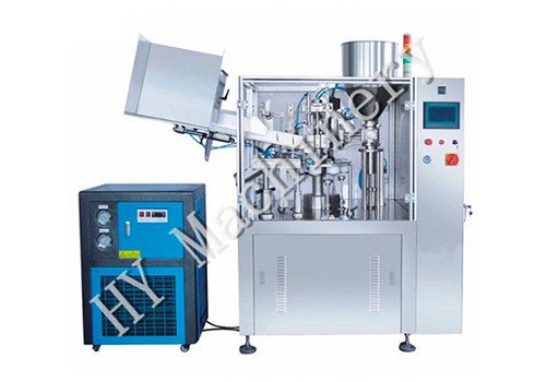 Полностью автоматическая машина для наполнения и запайки пластиковых туб HYGF-60