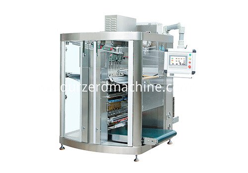 6-полосная машина ZD-F1200E для упаковки порошков в пакеты с 4-сторонней запайкой