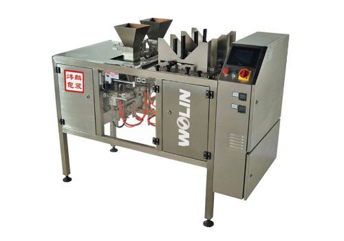 Dual Head Doypacker Pouch Filling Machine WL-DP300D 