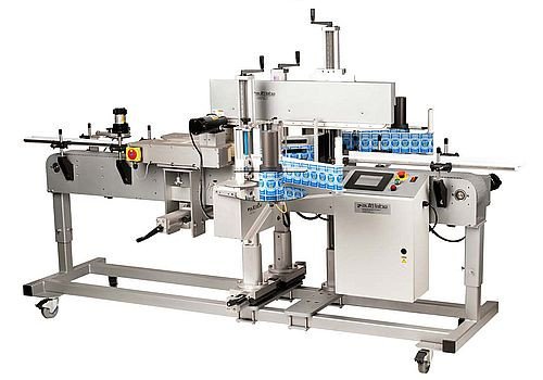 Model 680SE Front & Back of Oval Product Labeling System