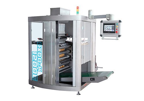 DXDO-K1200F High Speed Detergent Powder Four Side Sealing & Multi-line Packing Machine