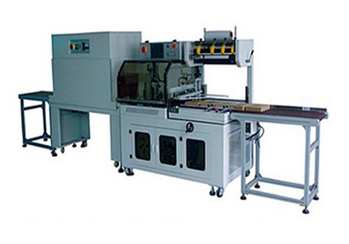 Auto side sealing and shrinking machine SPL5545+SPS5030W 