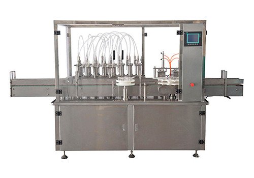 Автоматическая машина для розлива и укупорки жидкостей THG-100