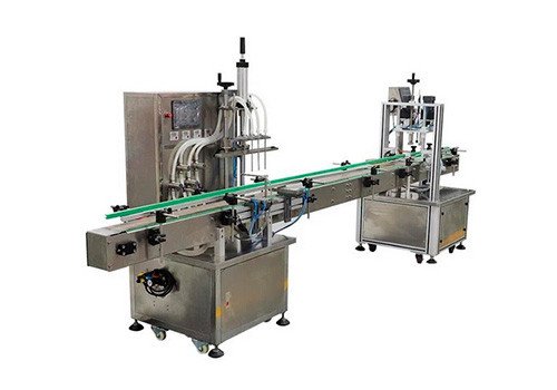 Фасовочно-укупорочная машина в бутылки