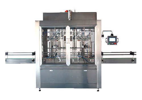 Поршневая фасовочная машина для производства санитайзеров в гелях