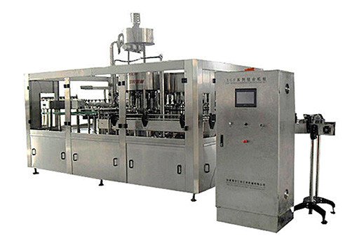 XGF series juice or tea rinsing filling capping 3 in 1 mono block 