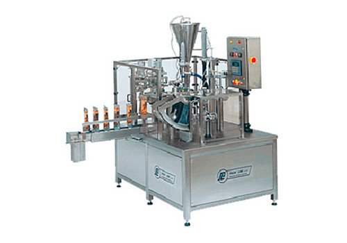 Fully Automatic Stand up Pouch Rotary Filling & Sealing Pouches PDP-4