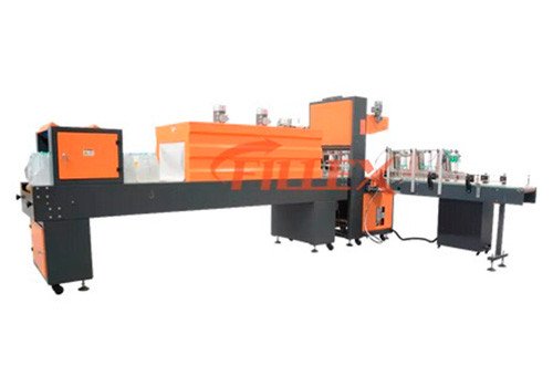 L Type Automatic PE Film Shrink Wrapper with Heat Tunnel for Bottles