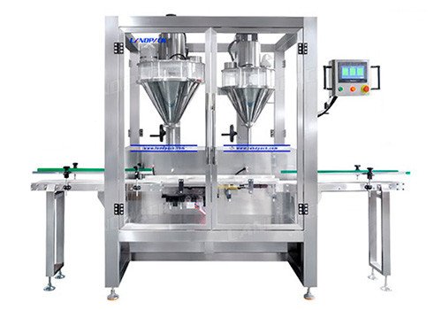 Высокоточная полуавтоматическая машина LF-PJ-02/LFP-02 для весового дозирования и фасовки сухих порошков в бутылки  