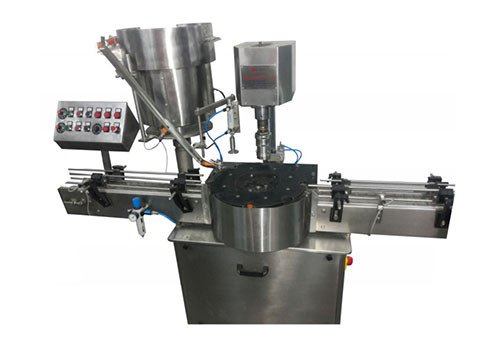 Automatic Single Head Plastic Screw Caps Sealing Machines - Indexer Based  