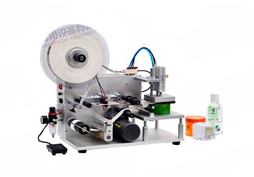 SFPT-1 Semi-auto Round Bottle/Flat Surface Labeling Machine