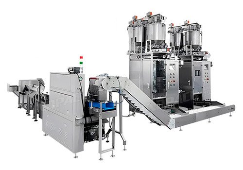 LD560BY Automatic Multi Lane Liquid Packaging Machine Sachet Packaging Cartoning System