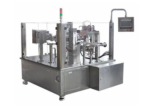 Ротационная упаковочная машина JR-6S350/JR-8S240 для фасовки гранулированной продукции в готовые пакеты