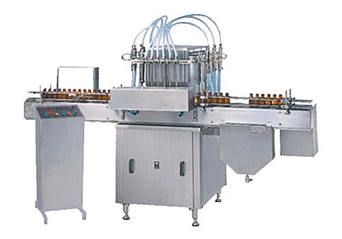 Semi-Automatic Two Head Volumetric Liquid Filling Machine 