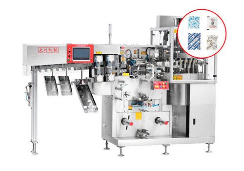 Высокоскоростная автоматическая упаковочная машина DC-889 для порошков и гранул (с трехсторонней запайкой)