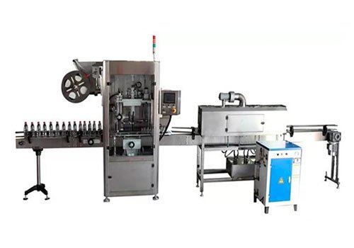 Automatic Water Bottle Filling Plant Juice Bottle Mouth Sleeve Labeling Machine