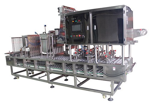 Automatic Cup Filling And Sealing Machine HSY-HZF06C