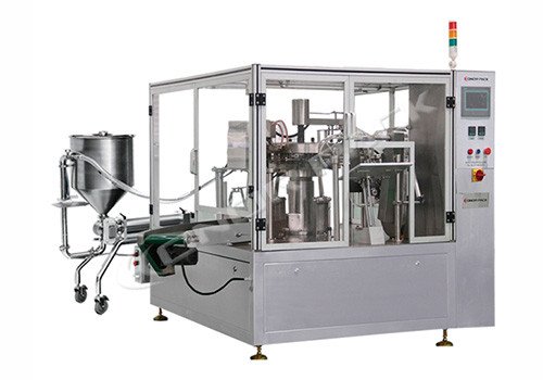 Rotary Fill and Seal Seal With Pistion Filler for Liquid & Paste 