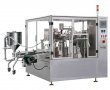 Rotary Fill and Seal Seal With Pistion Filler for Liquid & Paste 