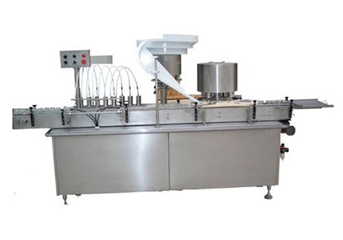 Разливочно-укупорочная машина линейного типа KGF-F