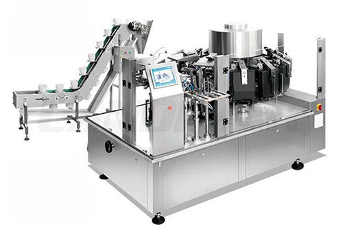 LDZK-120 Automatic Meatballs Fish Balls Vacuum Doypack Packing Machine