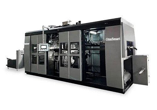 Three Stations Negative Pressure Forming Machine HEY06