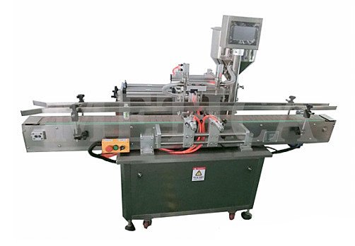 Automatic Two Nozzles Filling Machine for Sticky Products with Tank MTFM-1100A 