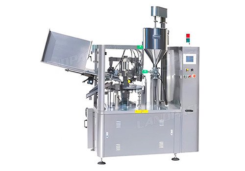 Высокоскоростная автоматическая машина для наполнения и запайки мягких пластиковых туб LFF-FW-T10